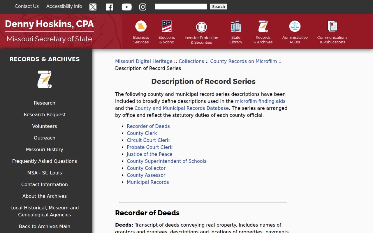 Schuyler County historic court records and Missouri State Archives court series